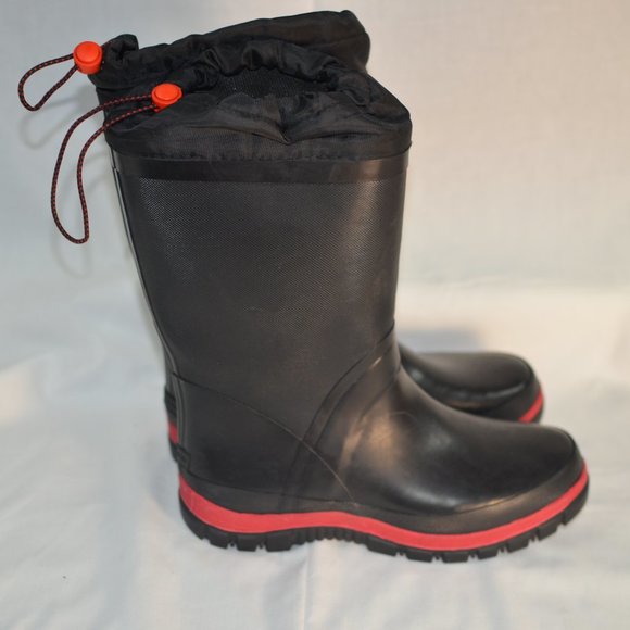 Lands End Mens Rain/Snow Boots with thermal liner.  Size Mens 5 - Picture 1 of 7